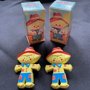 AVON PIN PAL Peter Patches Fragrance Glace Kids' Scarecrow Pin with Original Box